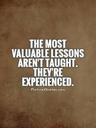 valuable lesson